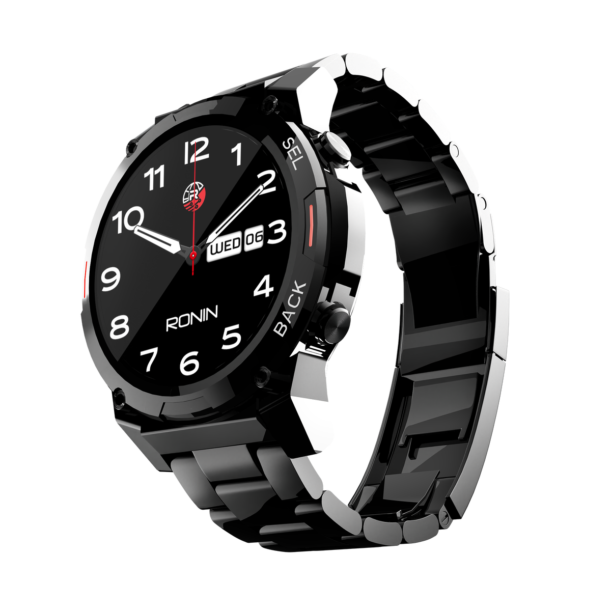 r-011 luxe smart watch black