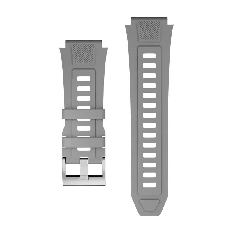 RONiN R-011 Silicone Strap in grey, designed for comfort and durability, perfect for an active lifestyle.