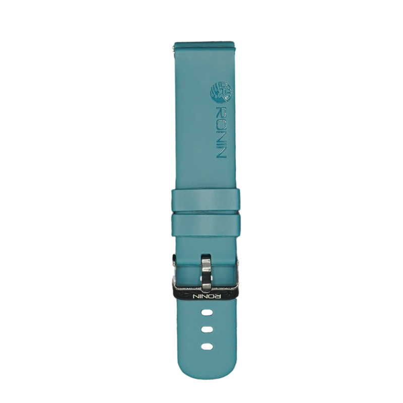RONiN R-06, R-07 & R-08 Smart Watch Strap in vibrant teal, a durable and stylish accessory for everyday wear.