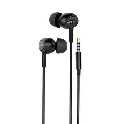RONiN R-9 Handsfree with 3.5 mm aux and Type-C options, providing versatile compatibility with multiple devices.