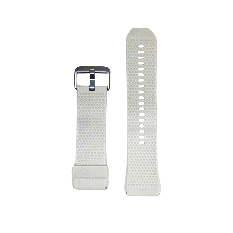 RONiN R-01 & R-04 smartwatch straps in white, designed with a soft, durable material for all-day comfort.