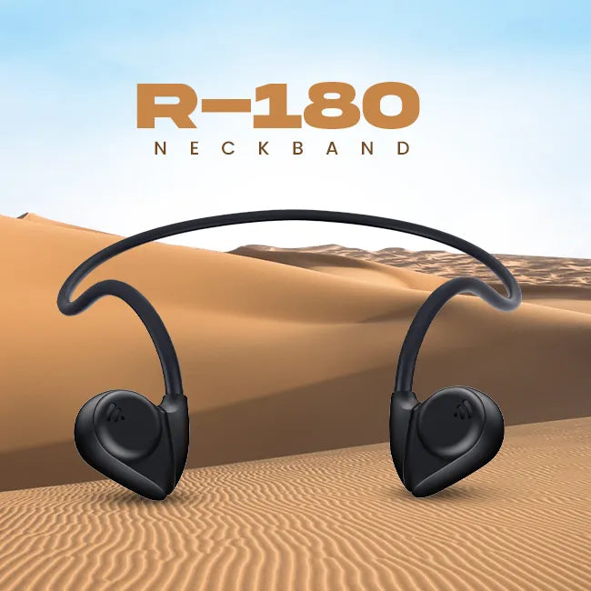 Curious About Hands-Free Convenience? Discover the R-180 Bluetooth Neckband Today!