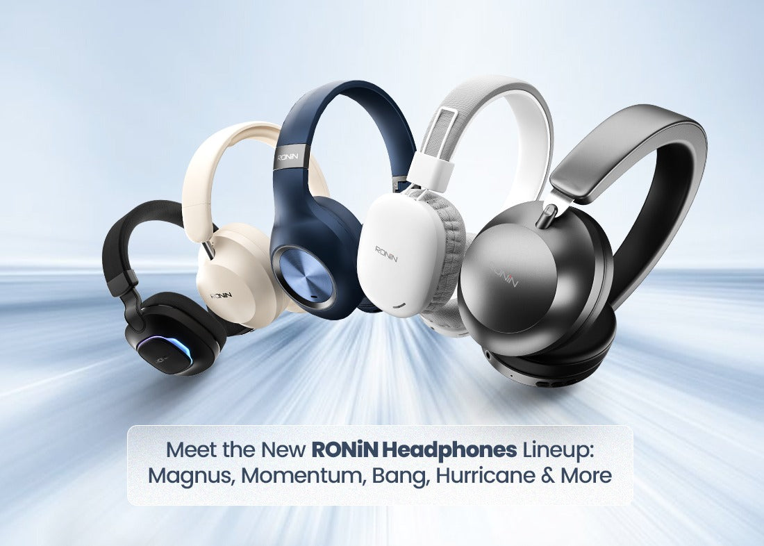 Meet the New Ronin Headphones Lineup: Magnus, Momentum, Bang, Hurricane & More