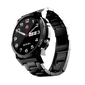 Black RONiN R-011 Luxe Smart Watch with chain strap, designed for a modern look and packed with health tracking features.