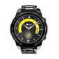 Black metallic RONiN R-011 Luxe Smart Watch, combining stylish design with advanced smart features like call notifications.
