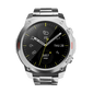 RONiN R-011 Luxe Smart Watch in silver with heart rate and step tracking, ideal for fitness enthusiasts.