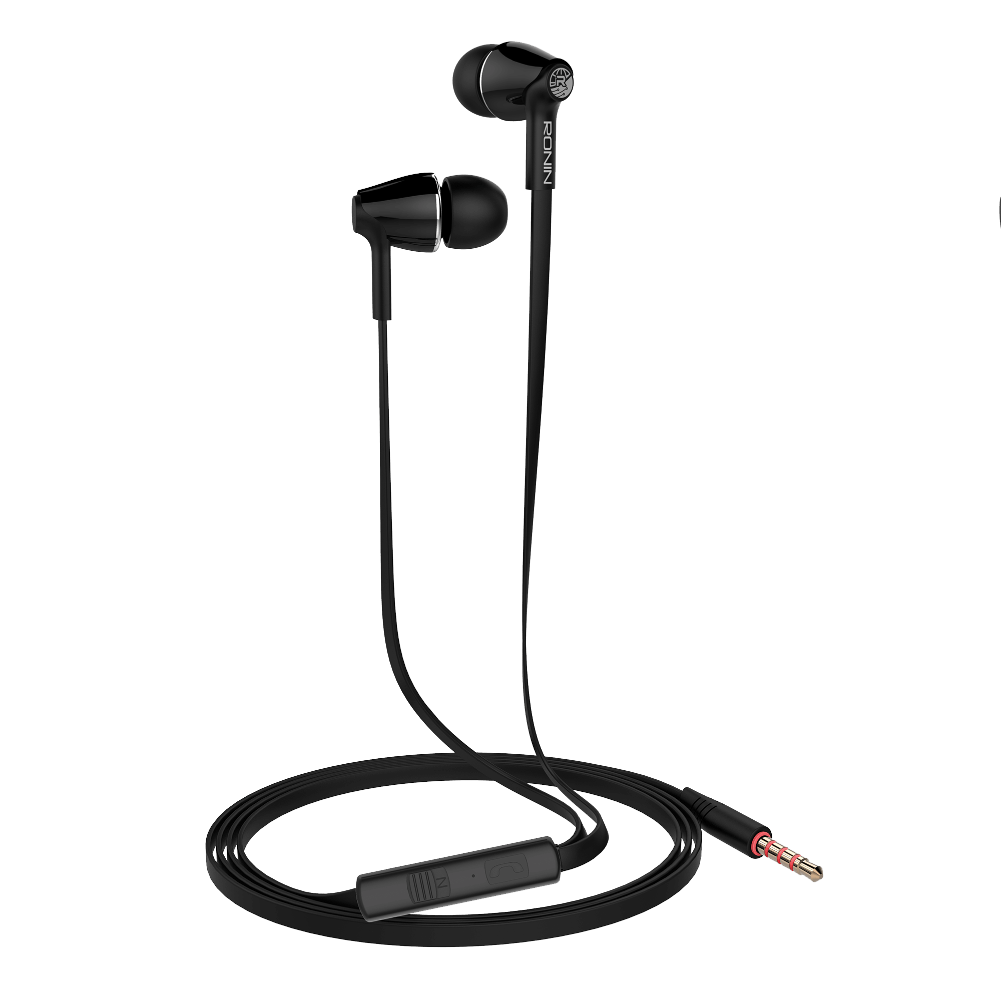 RONiN R-15 Genuine Bass Handsfree with bio-cellulose diaphragm, delivering deep bass and clear treble for an immersive sound experience.