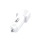 White RONiN R-411 car charger with advanced Auto-ID technology for safe, efficient charging.