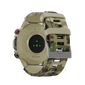 Green RONiN R-012 Rugged Smart Watch, equipped with IP68 water resistance and a sporty silicone strap.