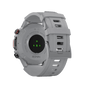 Silver RONiN R-012 Rugged Smart Watch, featuring a 1.43-inch AMOLED display and multiple health monitoring features.