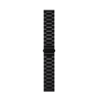 RONiN R-012 Luxe Smart Watch Strap in black chain style, crafted from durable metal for a sophisticated and modern look.