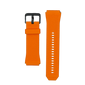 RONiN R-010 Silicone Strap in vibrant orange, designed for a comfortable and secure fit on smartwatches.