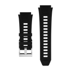 RONiN R-011 Silicone Strap in black, designed for comfort and durability, perfect for an active lifestyle.