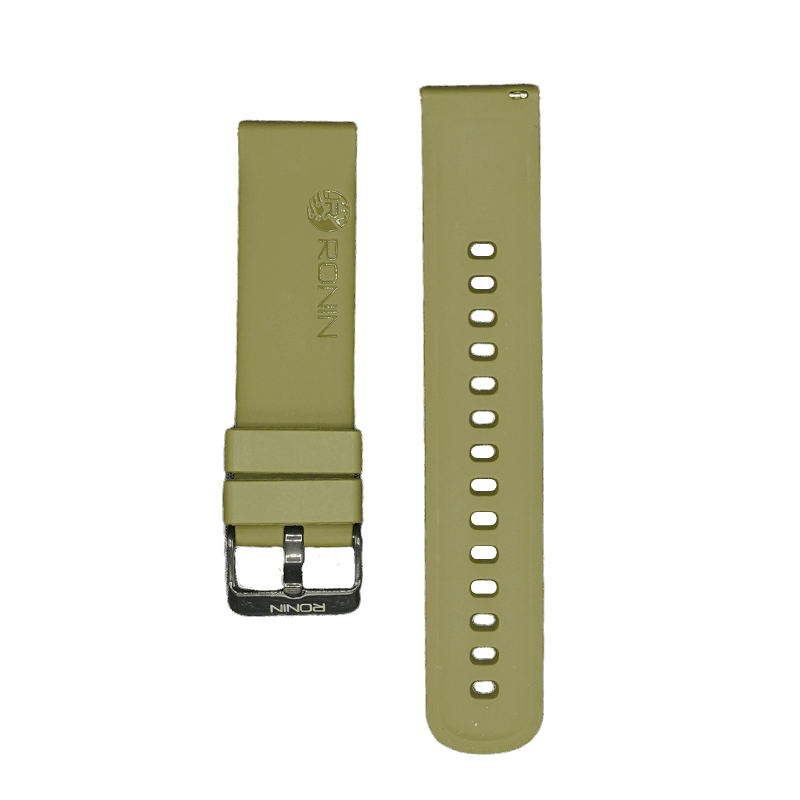 RONiN R-06, R-07 & R-08 Smart Watch Strap in grass green, a durable and stylish accessory for everyday wear.