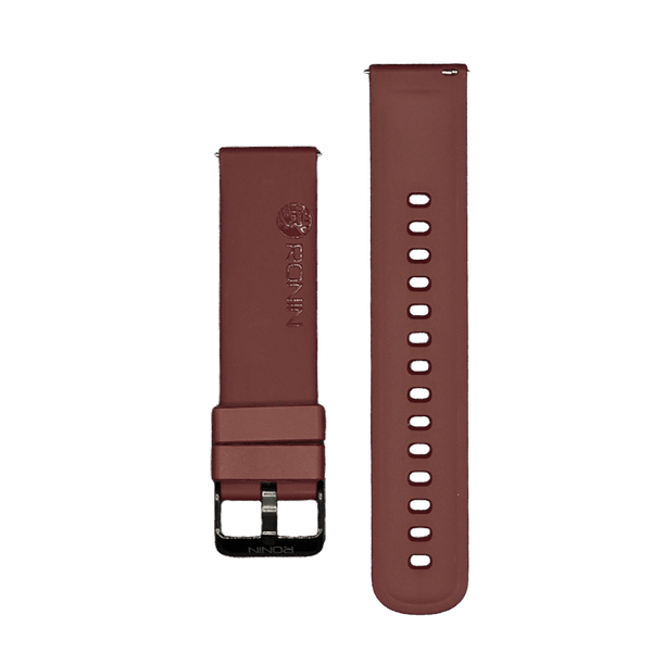 RONiN R-06, R-07 & R-08 Smart Watch Strap in maroon, a durable and stylish accessory for everyday wear.
