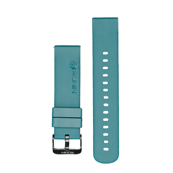 RONiN R-06, R-07 & R-08 Smart Watch Strap in vibrant teal, a durable and stylish accessory for everyday wear.