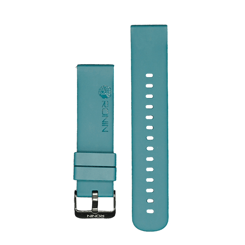 RONiN R-06, R-07 & R-08 Smart Watch Strap in vibrant teal, a durable and stylish accessory for everyday wear.