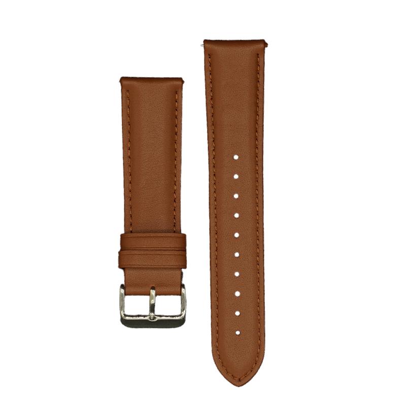 RONiN R-09 Ultra Smart Watch Strap in vintage brown leather, adding a stylish touch to your smartwatch.