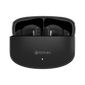 Black RONiN R-140 Earbuds with active noise cancellation and touch controls for seamless listening.