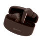 Brown RONiN R-140 Earbuds with environmental noise reduction, perfect for on-the-go audio.