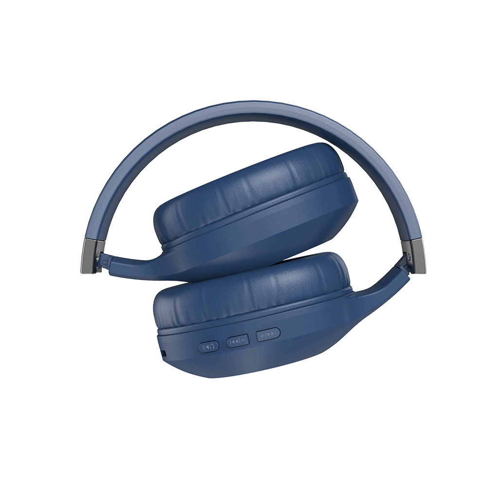 RONiN R-1500 Bluetooth headphones in blue, designed for superior sound quality.