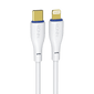RONiN R-2010 Type-C to iOS high-speed charging cable, durable design for fast charging and seamless data transfer with iOS devices.
