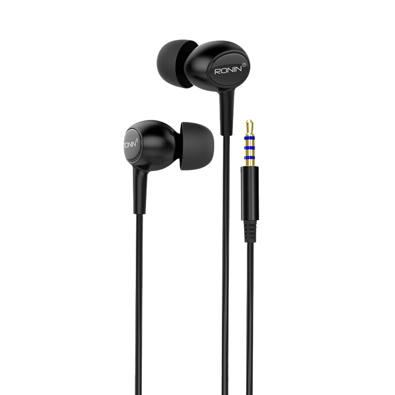 RONiN R-9 Handsfree with 3.5 mm aux and Type-C options, providing versatile compatibility with multiple devices.