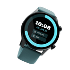 RONiN R-08 Smart Watch featuring a black dial paired with a vibrant teal strap, combining modern aesthetics with advanced health monitoring features.