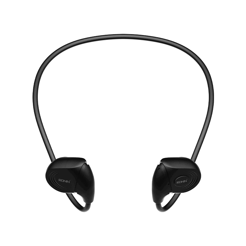 RONiN R-180 Bluetooth neckband, featuring a sleek and lightweight design with wireless connectivity for convenience.