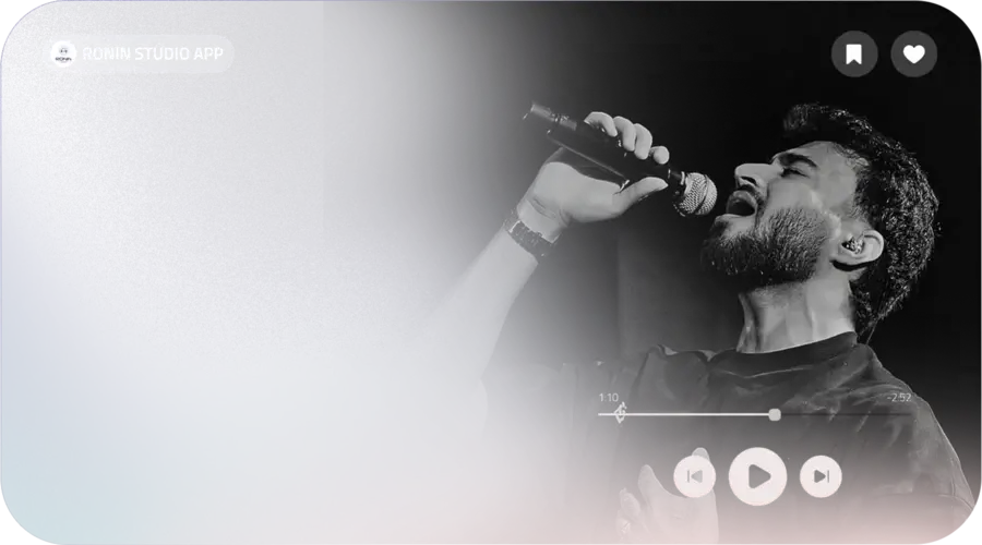 Ronin Eclipse R-7065 ANC Earbuds | Software-Based Wireless Earbuds with Ronin Studio App & 80H Battery