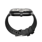 RONiN R-06 Smart Watch in black with black strap, offering a week-long battery life and multiple fitness sensors.