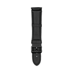 RONiN R-09 Ultra Smart Watch Strap in black leather, adding a stylish touch to your smartwatch.
