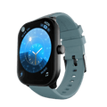 Black RONiN R-06 Smart Watch with teal strap, combining style with functionality for everyday use.