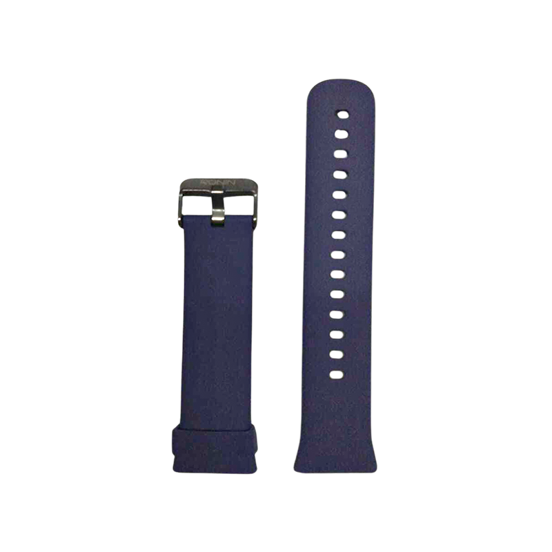 RONiN R-01 & R-04 smartwatch straps in blue, designed with a soft, durable material for all-day comfort.