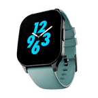 RONiN R-07 Smart Watch with a black dial and vibrant teal strap, offering comprehensive health tracking.