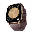 RONiN R-07 Smart Watch in gold and maroon, offering elegance alongside health and fitness tracking.