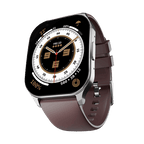 RONiN R-07 Smart Watch in silver and maroon, blending style with advanced smart features.