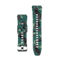 RONiN R-012 Rugged Smart Watch Strap in green camouflage, designed for a bold look and secure fit during active wear.
