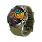 Green RONiN R-012 Rugged Smart Watch, equipped with IP68 water resistance and a sporty silicone strap.