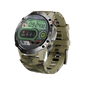 Green RONiN R-012 Rugged Smart Watch, displaying customizable watch faces and real-time notifications.