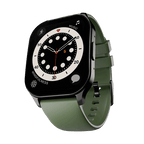 RONiN R-07 Smart Watch in black and grass green, designed for fitness enthusiasts