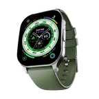 RONiN R-07 Smart Watch in silver with a fresh grass green strap, designed for active lifestyles.