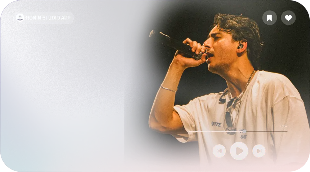 Ronin Eclipse R-7065 ANC Earbuds | Software-Based Wireless Earbuds with Ronin Studio App & 80H Battery