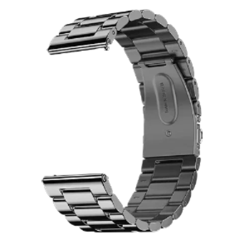 RONiN R-011 Luxe Smart Watch Strap in silver chain design, combining elegance and durability for a sophisticated smartwatch upgrade.