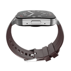 RONiN R-07 Smart Watch in silver and maroon, blending style with advanced smart features.