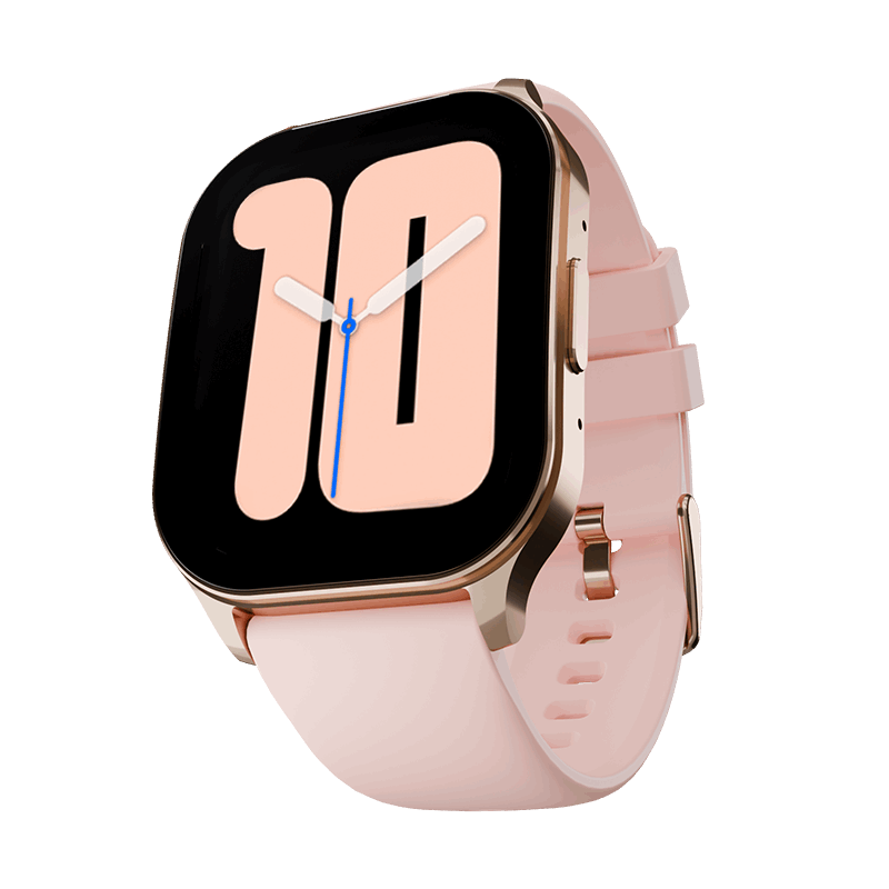 RONiN R-07 Smart Watch in gold and pink, providing a chic look with smart functionality.