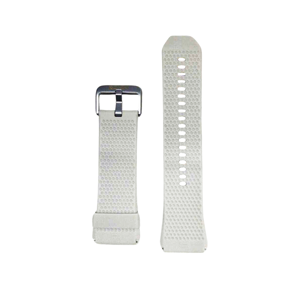 RONiN R-01 & R-04 smartwatch straps in white, designed with a soft, durable material for all-day comfort.