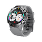 Silver RONiN R-012 Rugged Smart Watch, featuring a 1.43-inch AMOLED display and multiple health monitoring features.