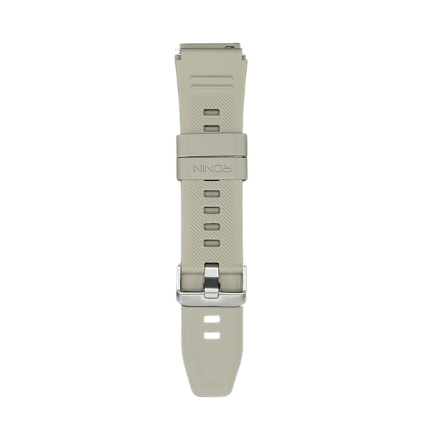 RONiN R-012 Rugged Smart Watch Strap in white, designed for a bold look and secure fit during active wear.